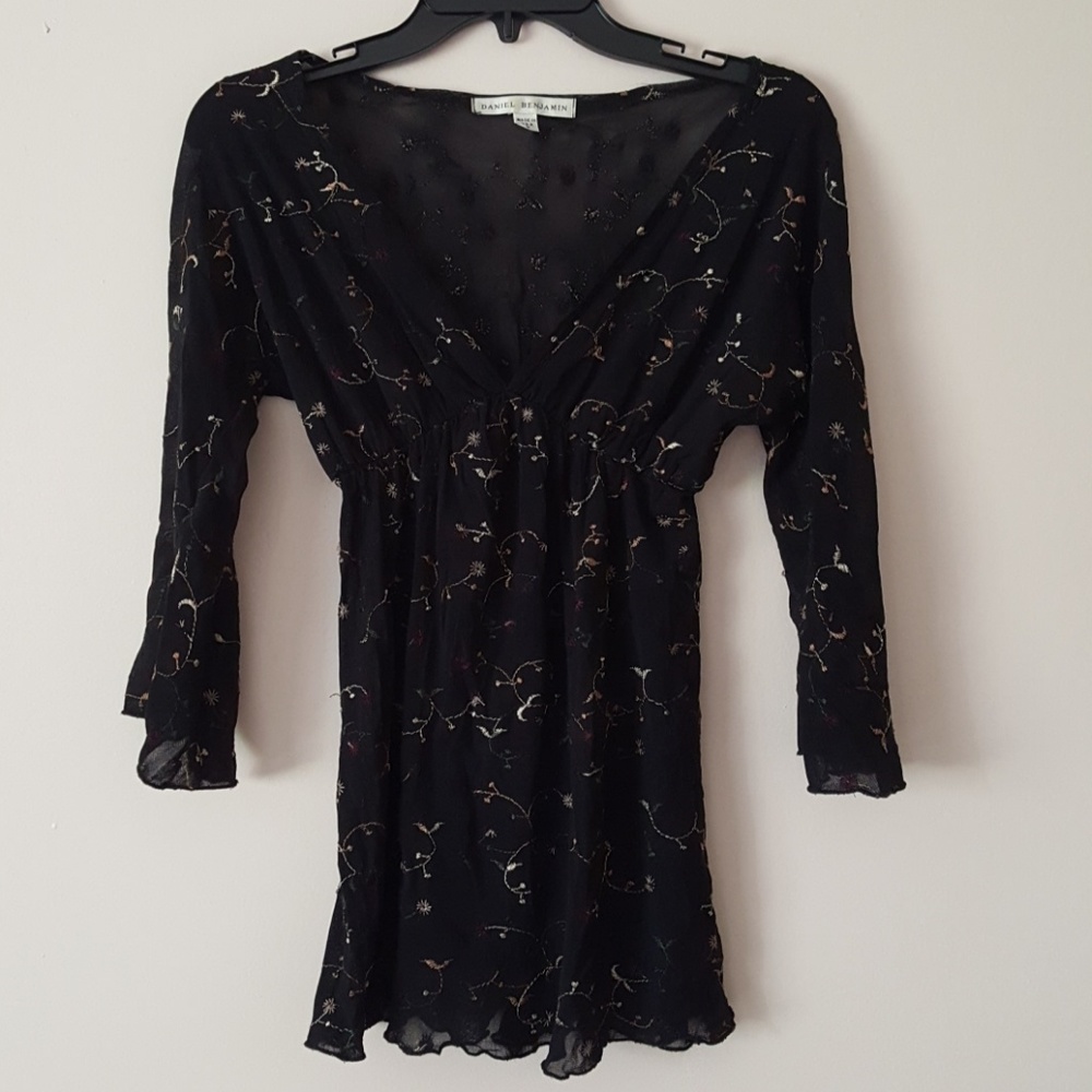 Embroidered Daniel Benjamin top